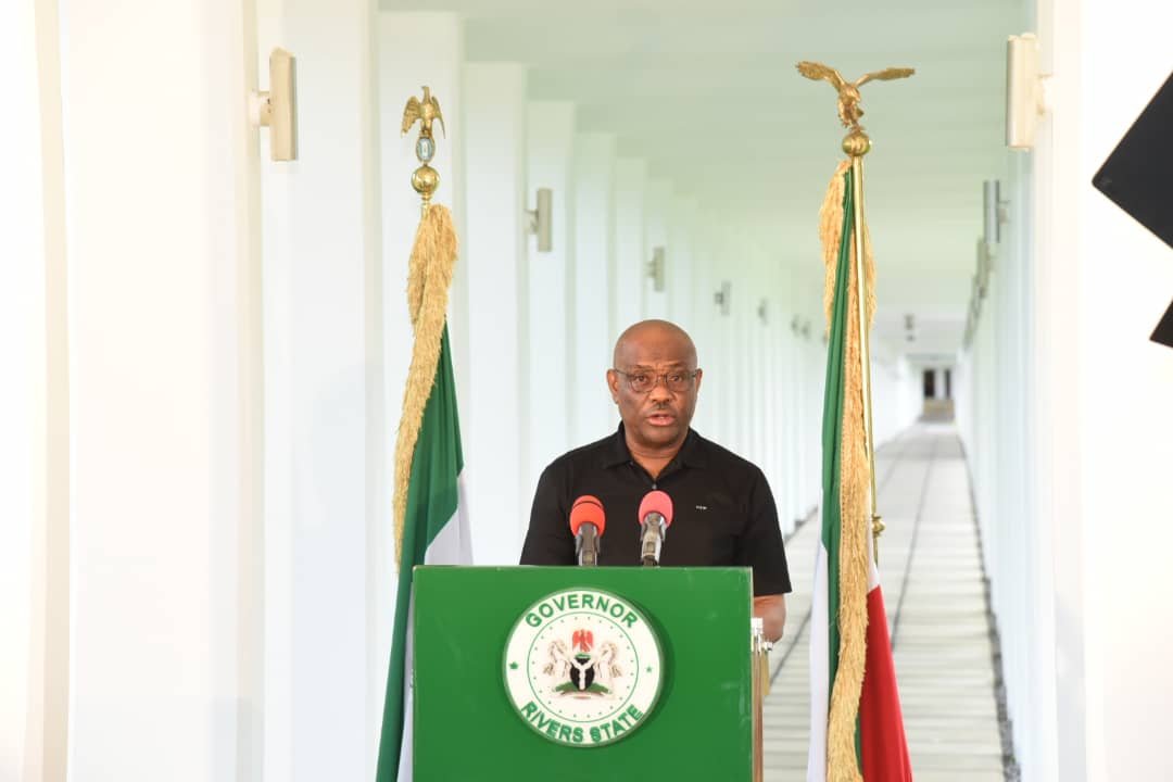 A STATEWIDE BROADCAST BY HIS EXCELLENCY NYESOM EZENWO WIKE, CON, GSSRS, POS, TO MARK THE FIRST YEAR OF HIS SECOND TERM IN OFFICE