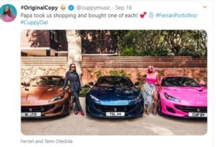 Otedola Buys His Daughters Ferraris, Nigerians React