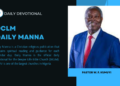 Daily Manna is a Christian religious publication that contains spiritual reading and guidance for each calendar day. In addition, the Daily Manna is the official daily devotional for the Deeper Life Bible Church (DCLM). DCLM is one of the largest churches in Nigeria.