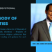 Pastor Chris Oyakhilome is the writer of the daily devotional – Rhapsody of Realities. The daily devotional – Rhapsody of Realities is a Christian religious publication that contains spiritual reading and guidance for each calendar day