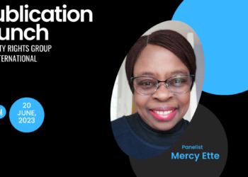 Dr. Mercy Ette is a Panelist and Speaker at the 2023 Flagship Publication Launch by Minority Rights Group International