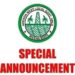 AHOADA WEST SPECIAL ANNOUNCEMENT