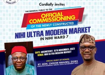 Etche: Dr. Obinna Anyanwu to Commission Market Project Today