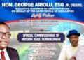 Obio/Akpor: Ariolu to Commission Mission Road Tomorrow