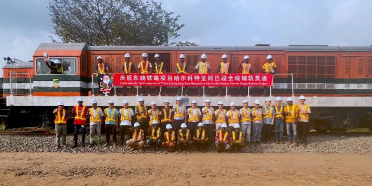 Eastern Narrow Gauge: Laying of Tracks on Port Harcourt – Aba Section Completed – CCEC