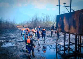 OIL THEFT: RIVERS NSCDC STRENGTHENS SECURITY ON WATERWAYS DESTROY ILLEGAL OIL BUNKERING SITES