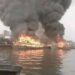 Breaking: Fire Guts Nembe-Bonny Jetty in Port Harcourt