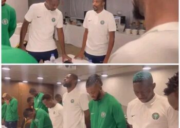 AFCON: Super Eagles Observe One Minute Silence For Dead Supporters, Vow to Lift Trophy to Honor Them
