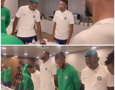 AFCON: Super Eagles Observe One Minute Silence For Dead Supporters, Vow to Lift Trophy to Honor Them