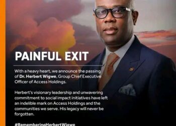 Access Bank Confirm Death of Herbert Wigwe, Bid Farewell