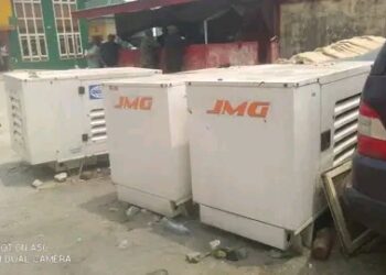 Rivers Police Hands Recovers Generating Sets Seized by 2Baba