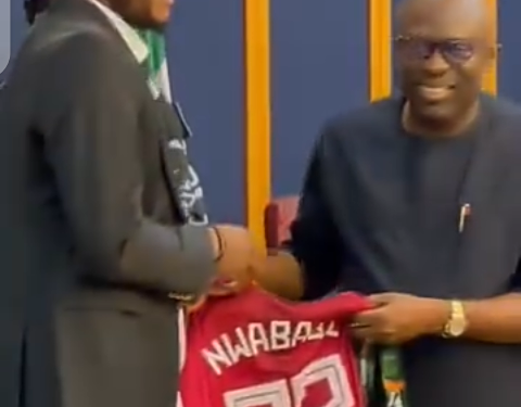 Rivers: Gov. Fubara Confers State Honors on Nwabali, Gifts Him N20M
