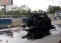 Driver Escapes as Fire Guts Vehicle in Port Harcourt