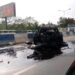 Driver Escapes as Fire Guts Vehicle in Port Harcourt