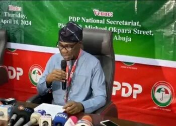 Communique Issued at the end of the 98th Meeting of the National Executive Committee (NEC) of the Peoples Democratic Party (PDP) Today, Thursday, April 18, 2024.