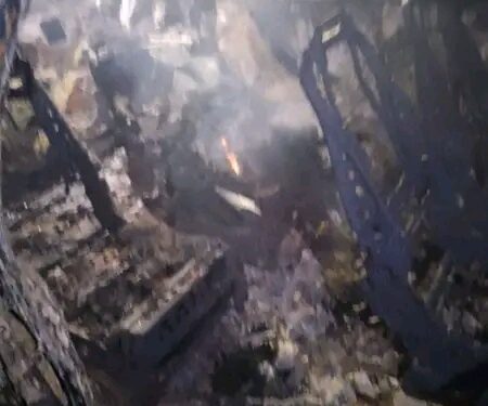 Breaking: Petrol Tanker Catches Fire, Burn Over 30 Vehicles Around Indoranma, Eleme