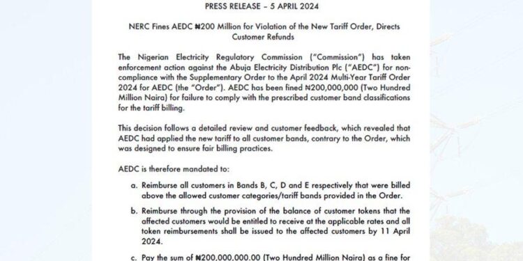 NERC/AEDC Press Release