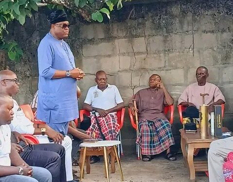 ARIOLU COMMISERATES WITH THE PEOPLE OF RUMUEKENI