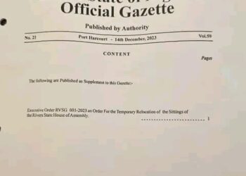 Fubara Issues Executive Order For Assembly to Relocate Sitting to Government House