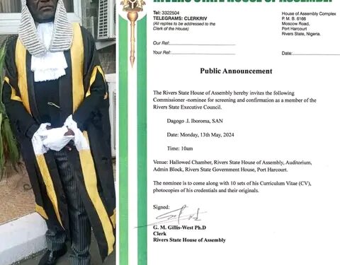 RSHA Invites Commissioner Nominee For Screening