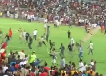 Rangers Vs Enyimba: Match Abandoned as Fans Invade Pitch Over Penalty Call