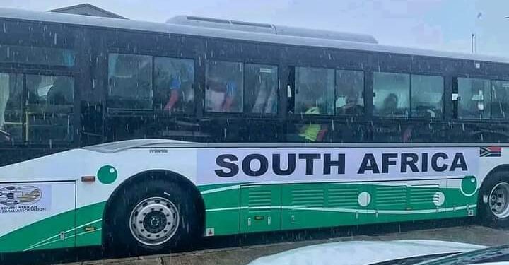 WCQ: Bafana Bafana Arrives Uyo