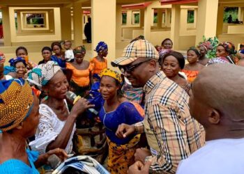 Council Chairman, Obinna Anyanwu, Commissions Market at Obite Community