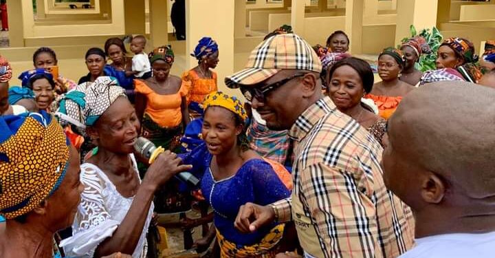 Council Chairman, Obinna Anyanwu, Commissions Market at Obite Community