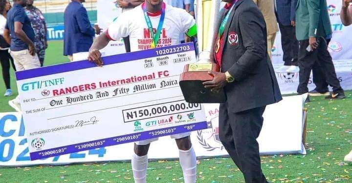 Enugu Rangers Receives N150M For Winning NPFL