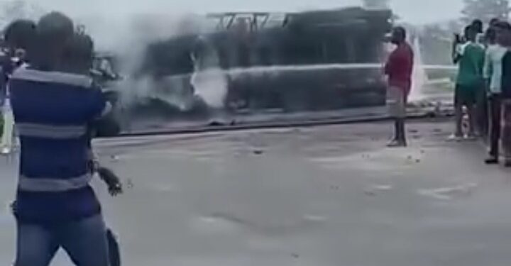 Scavenger Trying to Steal From Burning Tanker Arrested