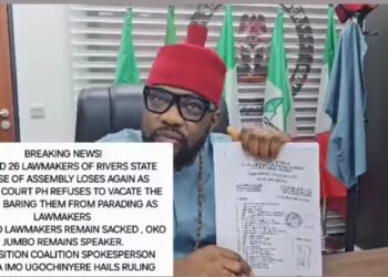 Appeal Court Ruling: Oko-Jumbo Remains Speaker of RSHA – Ugochinyere