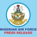 NAF UAV, NOT HELICOPTER, CRASHED IN KADUNA