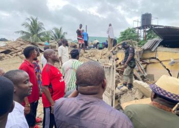 Obio/Akpor: Ihunwo Orders Investigation Into Collapsed Building, Orders Arrest of Owner