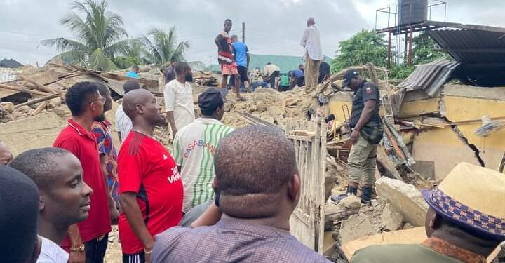 Obio/Akpor: Ihunwo Orders Investigation Into Collapsed Building, Orders Arrest of Owner