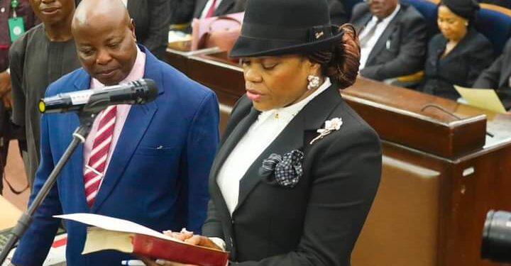 Wike’s Wife Suzzette Sworn in as Justice of Appeal Court