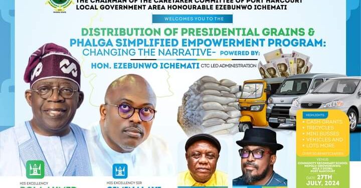 Cars, Keke, Buses, Cash, Food Items to be Distributed by PHALGA CTC Chairman Tomorrow