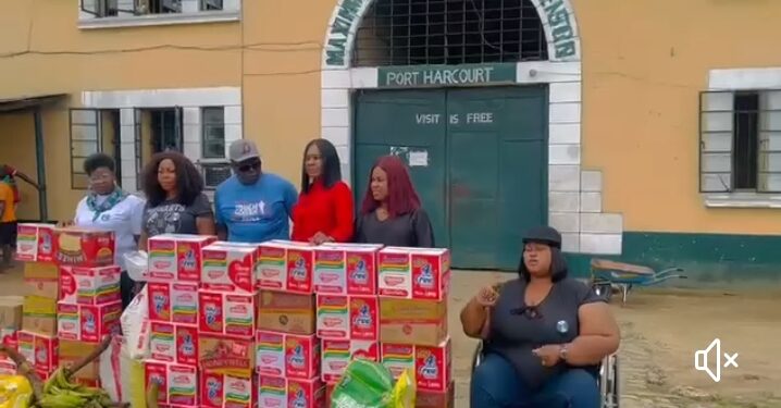 WOMEN UNITE FOR SIM Donate Food Items To PH Correctional Center