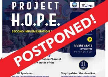 NDDC Postpones Project HOPE