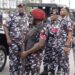 Protester Throws Sachet Water At Rivers CP, Others Beg For Mercy