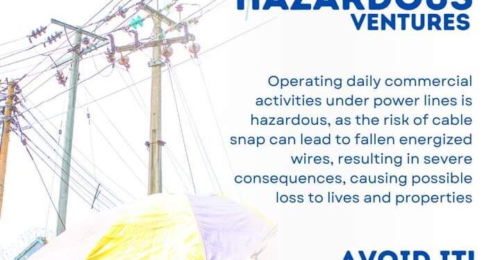 PHED Warns Against Operating Commercial Activities Under Power Lines