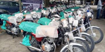 RSG Distributes Motorcycles For Monitoring of Cases of Tuberculosis