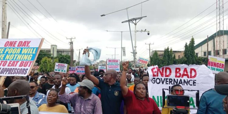 Nigerians Defy Government, Stage Protest