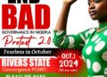 Organizers of Oct 1 Protest Announce Convergence Points in Rivers, Lagos, Others