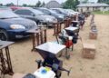 Andoni CTC Chairman Presents, Cash, Cars, Foodstuff to Andoni People