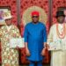 Gov Fubara Presents Staff of Office to Two First Class Traditional Rulers