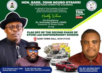 ETCHE CTC Chair, John Otamiri Flags Off 2nd Phase of Empowerment, Wednesday