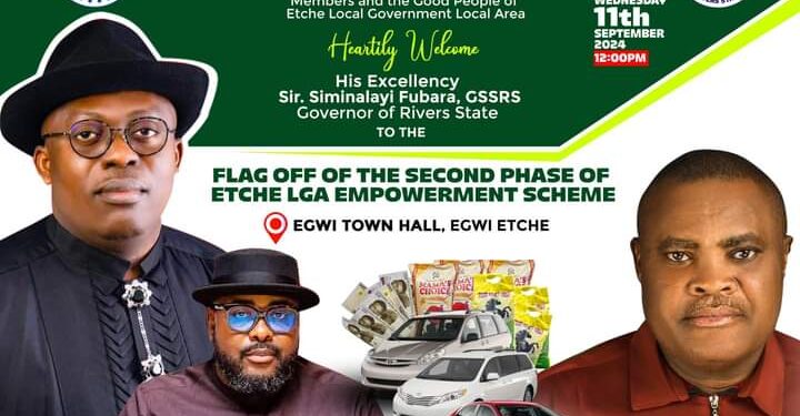 ETCHE CTC Chair, John Otamiri Flags Off 2nd Phase of Empowerment, Wednesday