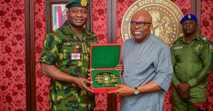 Gov Fubara Promises to Donate Six Gun Boats to Military to Tackle Sea Piracy