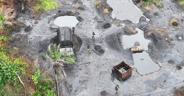 Again, Navy Discovers, Deactivates illegal Oil Refining Site in Bonny