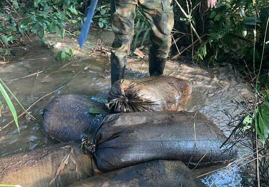 Army Deactivates illegal Refining Sites, Destroys Wooden  Boats With Stolen Crude in Rivers